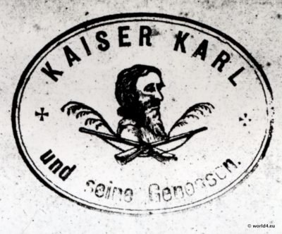 Kaiser Karl, Untersberg, Haberfeldtreiben, Emblem,