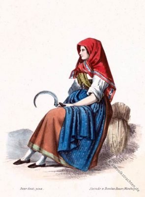 Unterfranken, Riedenheim, Trachten, Aub, Tracht 