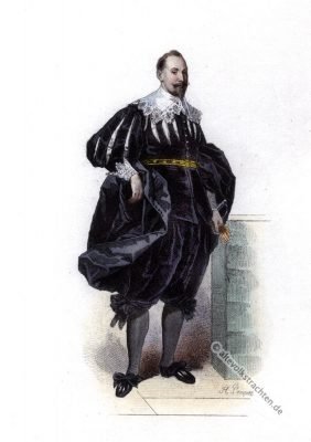 Gustav II, Adolf, 17, Jahrhundert, Mode, Barock, Kostüm, Kostümgeschichte
