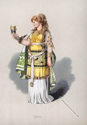 Gutrune, Kostüm, Rheingold, Nibelungen,Richard Wagner