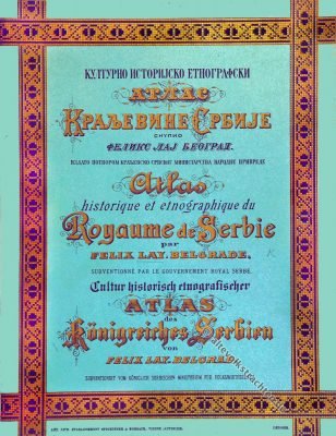 Atlas, Königreich, Serbien, Felix Lay, историјско, Краљевине, Србије, Felix Lay
