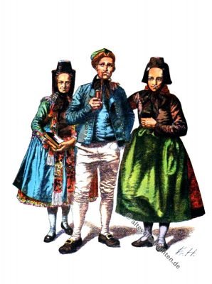 Bauertrachten, Hessen, Usingen, Brandoberdorf, Cleeberg, Friedrich Hottenroth