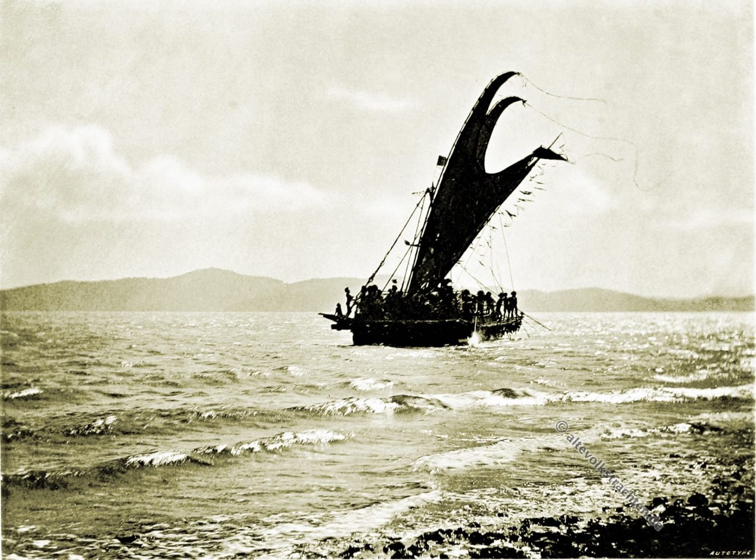 Lakatoi, Motu, vessel, Papua, New Guinea, J. W. Lindt
