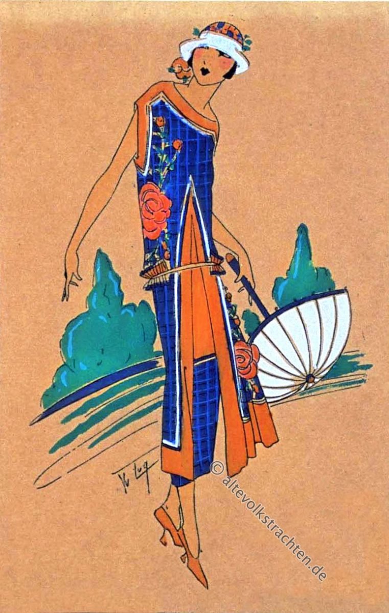 Très Parisien, Mode, 1920er, Kostüme, Art-Deco, Germaine Paule Joumard