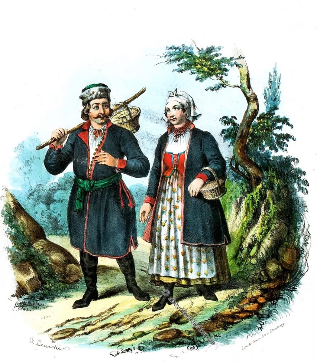 KIJACY, Podgórze, Podgórza, polen, Trachten, Bauerntrachten, Kostüme, Landleute