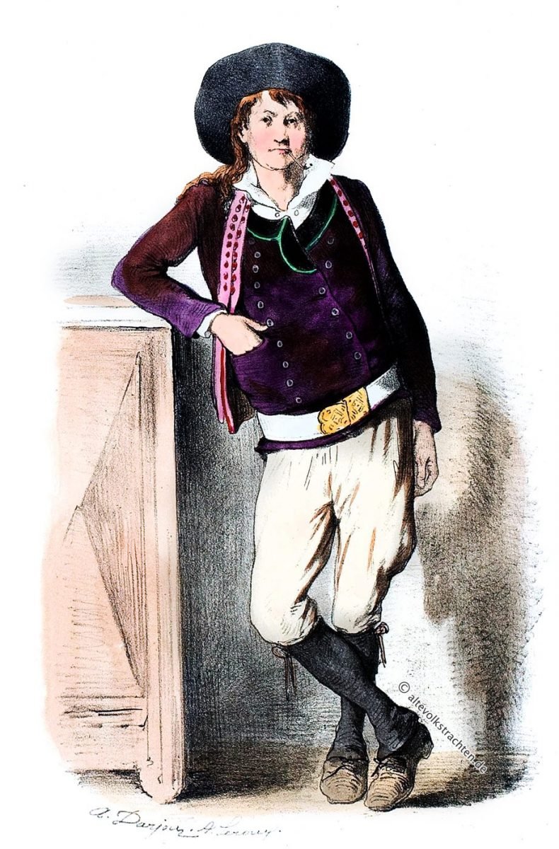 Châteaulin, Finistère, Bretagne, Costumes, Trachten