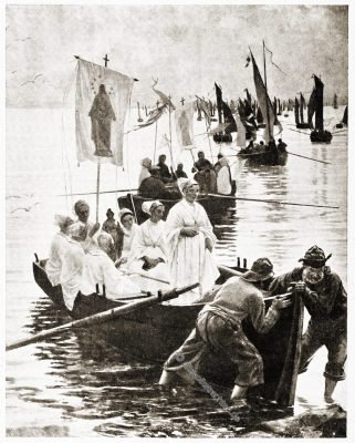 Anne d'Auray, Grand Pardon, St. Anna, Fouesnant, Bretagne, Brittany, Sabine Baring-Gould,