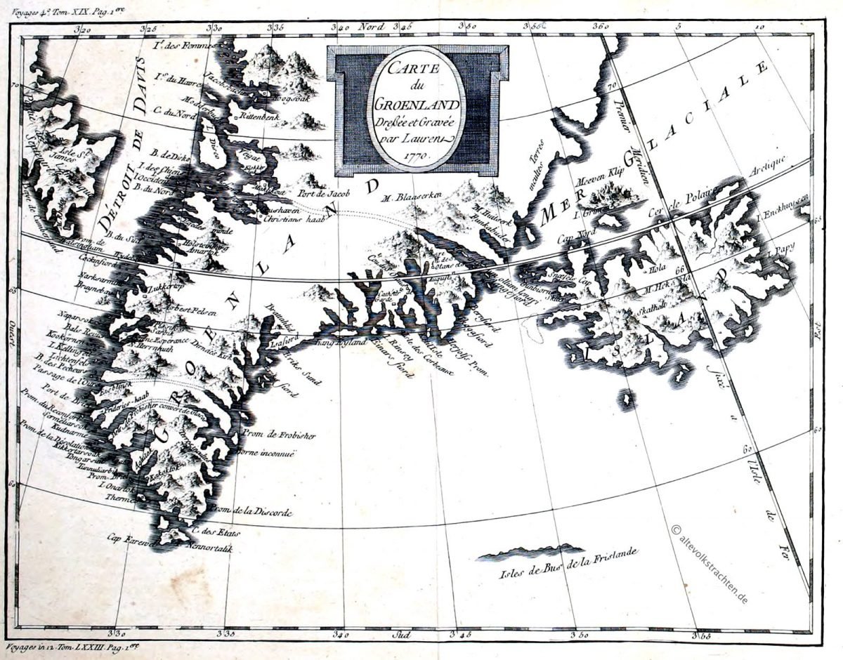 Grönland, Greenland, Groenland, Carte, Map, Greenland, Laurent