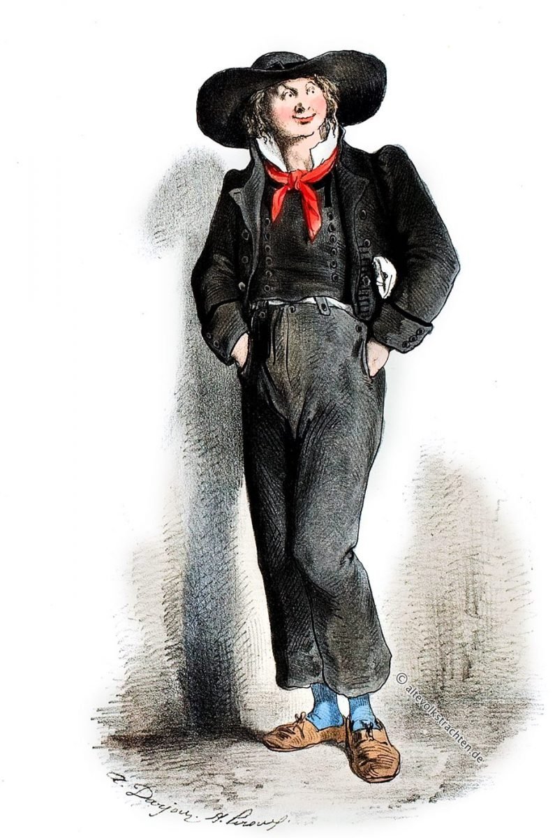 Ploërmel, Morbihan, Costumes, Bretagne, Trachten