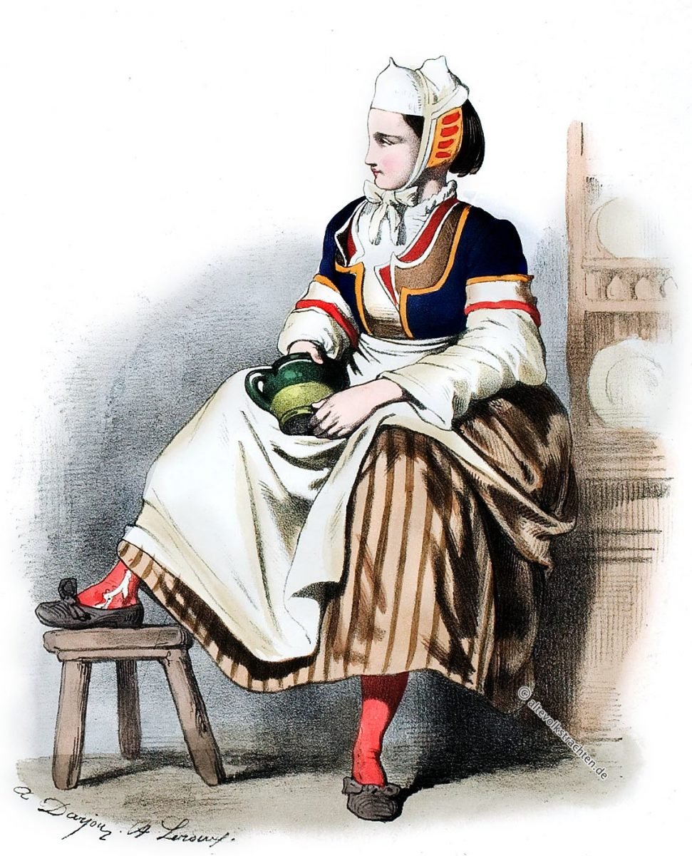 Pont-l’Abbé, Finistère, Bretagne, Tracht, Brittany, Costume