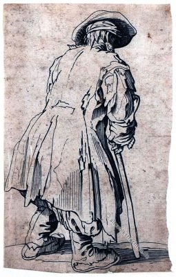 Jacques Callot, Bettler, 17. Jahrhundert, Barock, Kupferstecher, Radierung