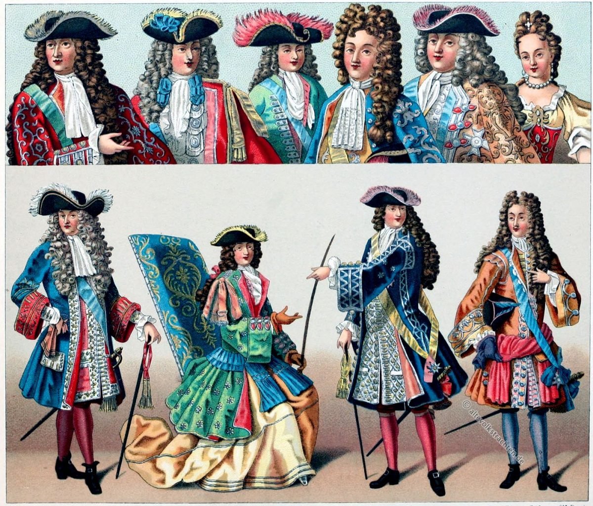 Mode, Barock, Kostümgeschichte, Kostüme, Louis XIV, ADEL, TRACHTEN, FRANKREICH, 17. JAHRHUNDERT,