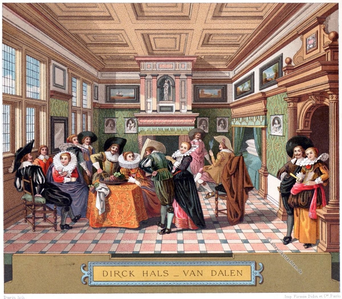 Holland, Niederlande, Barock, Kleidung, Mode, Kostüme, Halskrause, Interieur