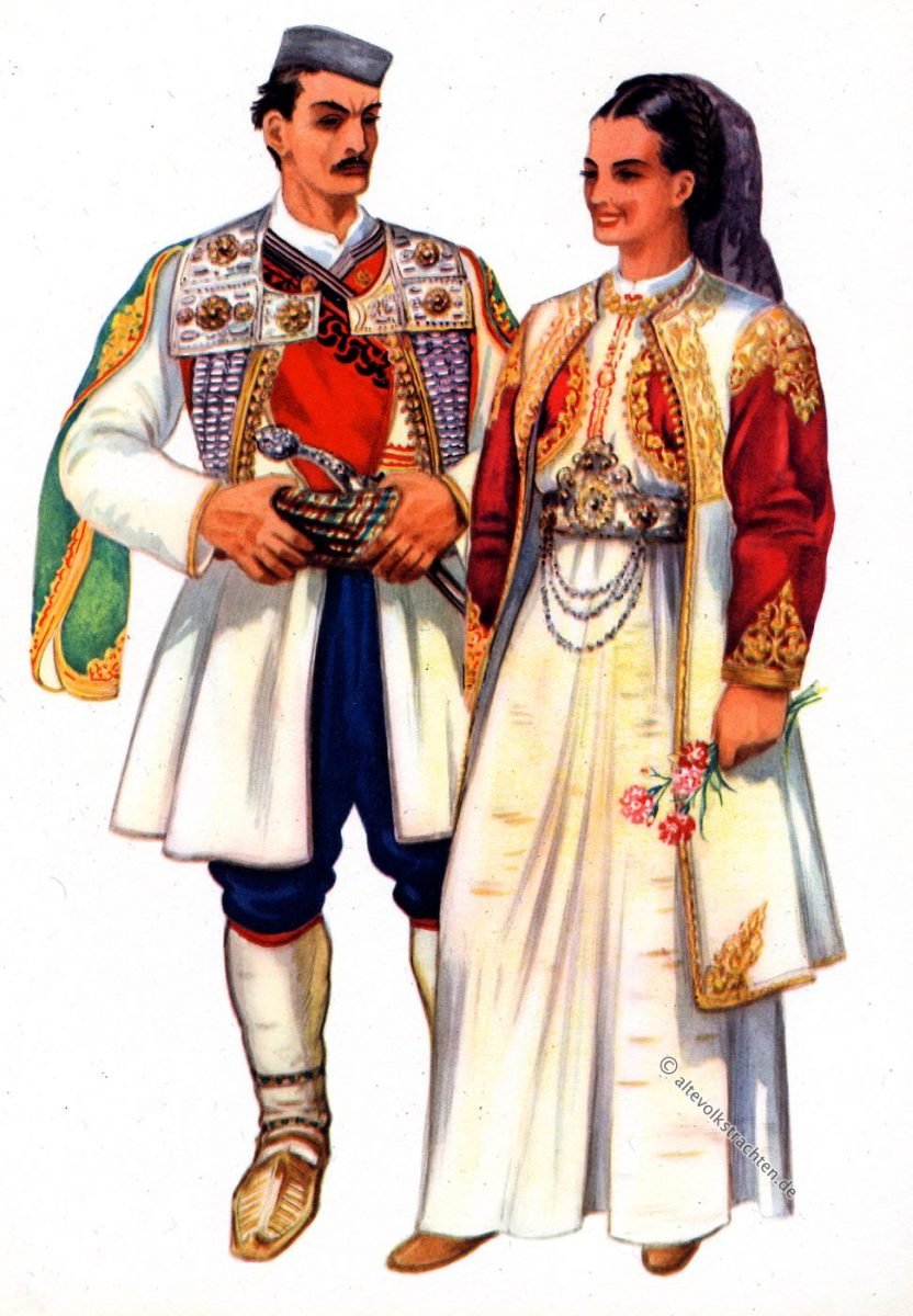 Kleidung, Cetinje, Montenegro, Vladimir Kirin, Trachten, Balkan, Serbien