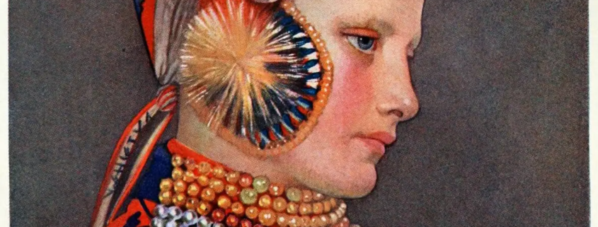 Slowakei, Tracht, Sonntagstracht, Marianne Stokes, Künstlerin,