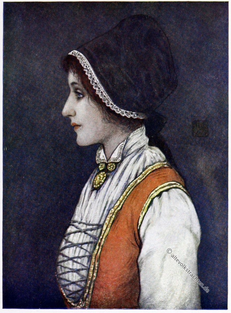 Tracht aus Bergen, Norwegen. Tracht, Bergen, Norwegen, Beatrix Jungman, Nico Jungman