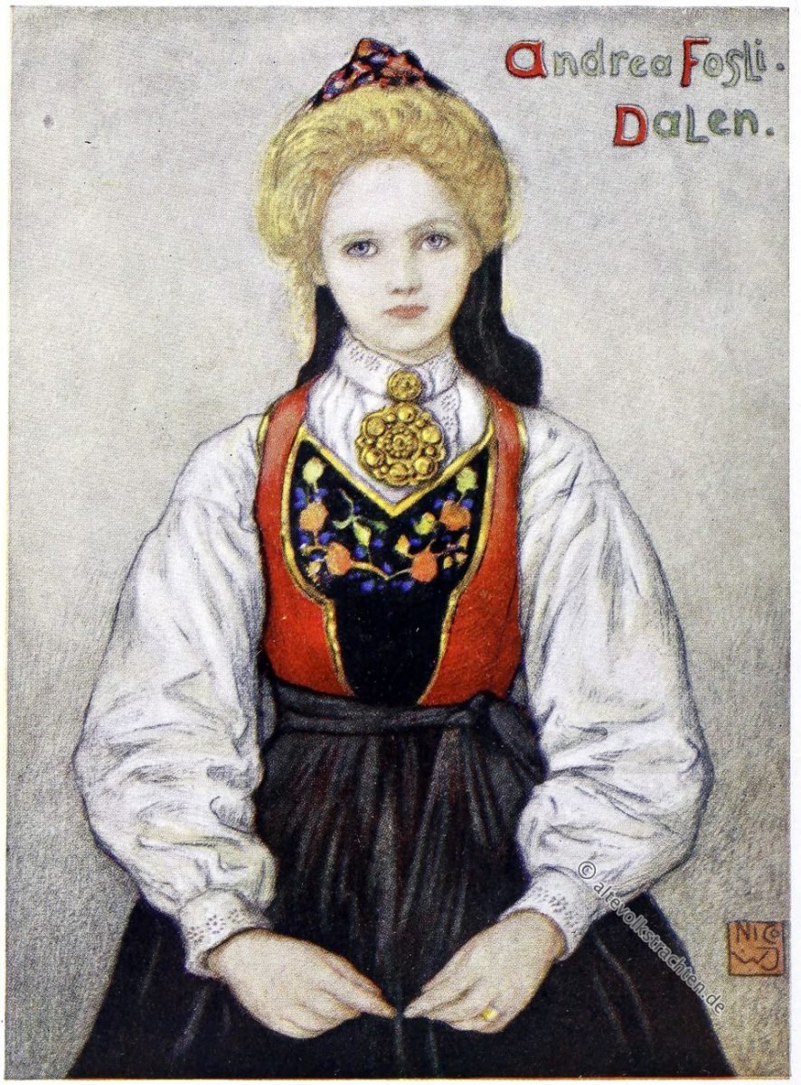 Tracht, Dalen, Norwegen, Kostyme, Norge, Tokke, Jungman, Nico, Beatrix, Andrea Fosli,