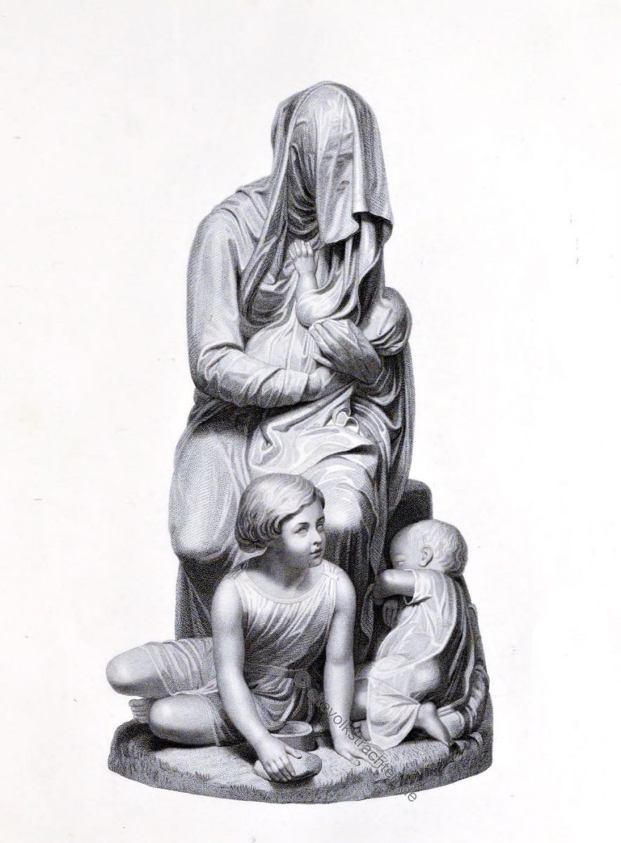 Bashful Beggar, Gandolph, Milan, sculpture