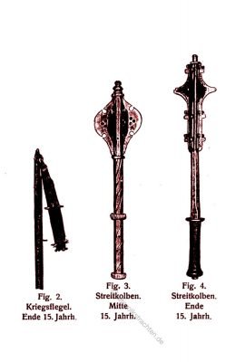 Kriegsflegel, Streitkolben, Waffen, Schlagwaffe, Erich Haenel, Mittelalter