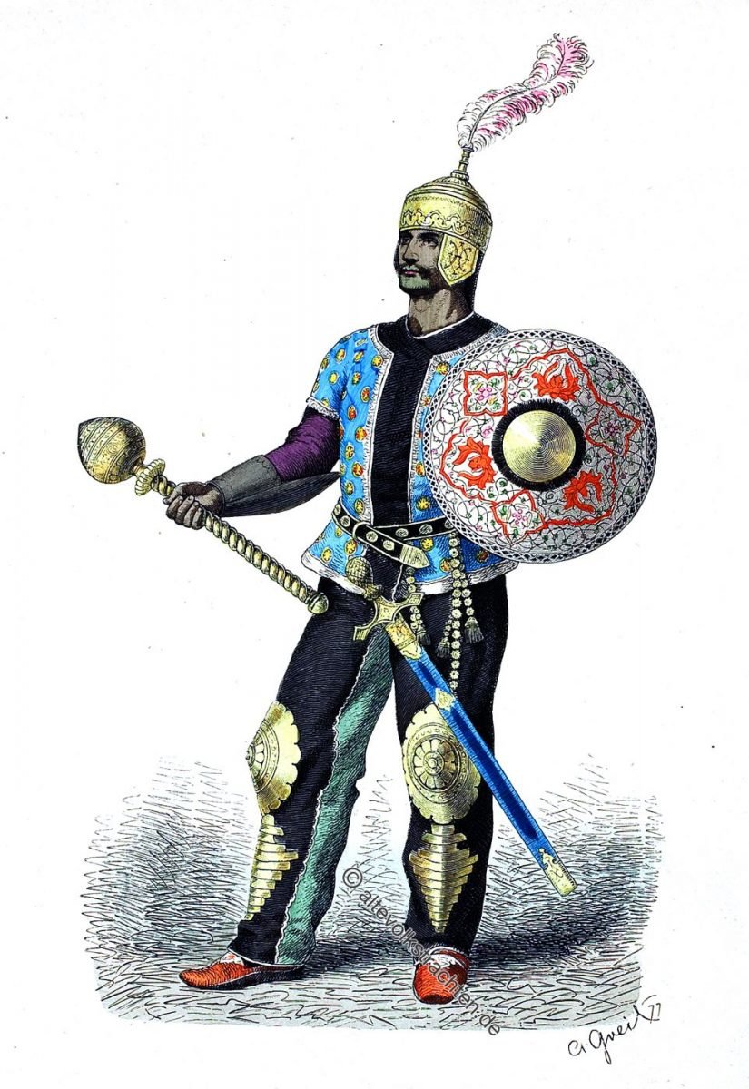 Persischer General im Mittelalter.