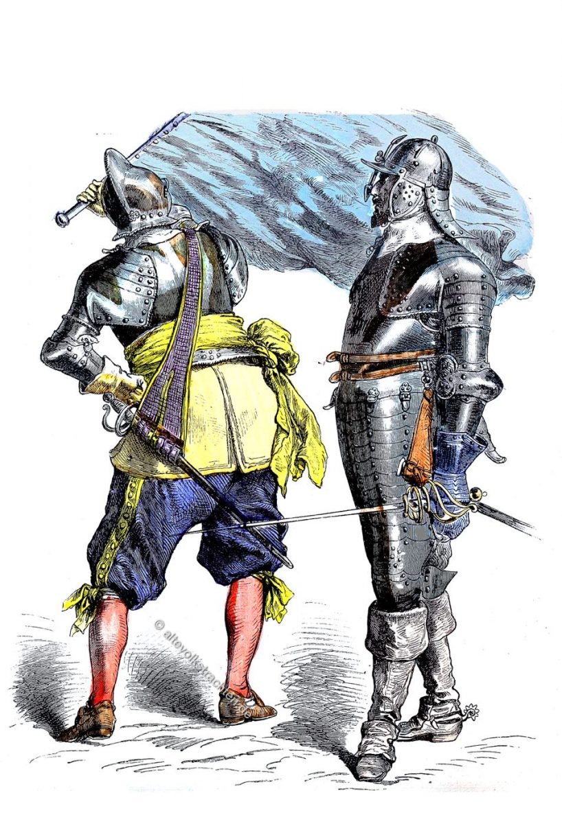 Soldaten, Militär, Krieger, Kostüme, Barock, Deutschland, 17. Jahrhundert, dreissigjähriger Krieg,