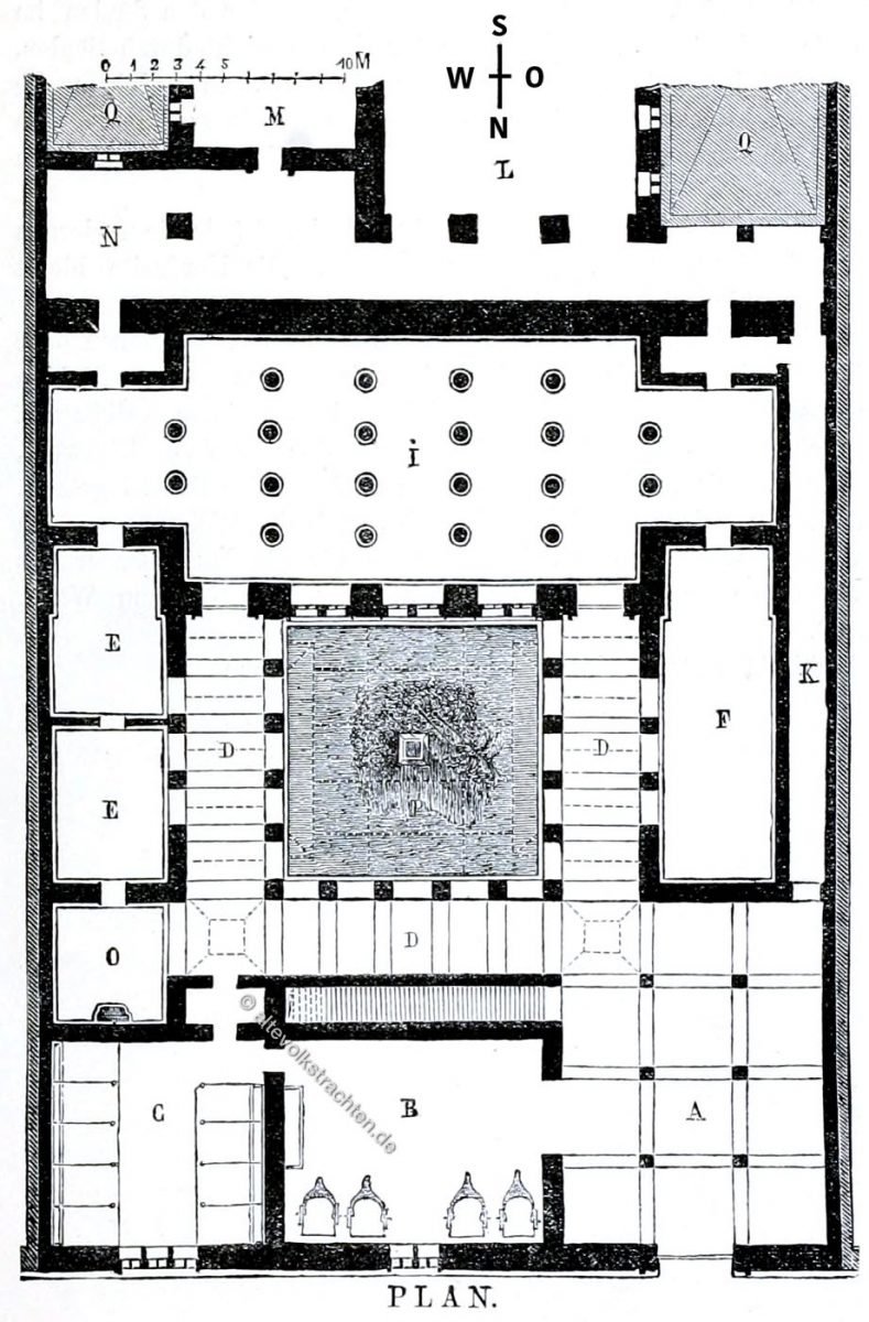 Antike, Ägypten, Haus, Palast, Bauplan, 