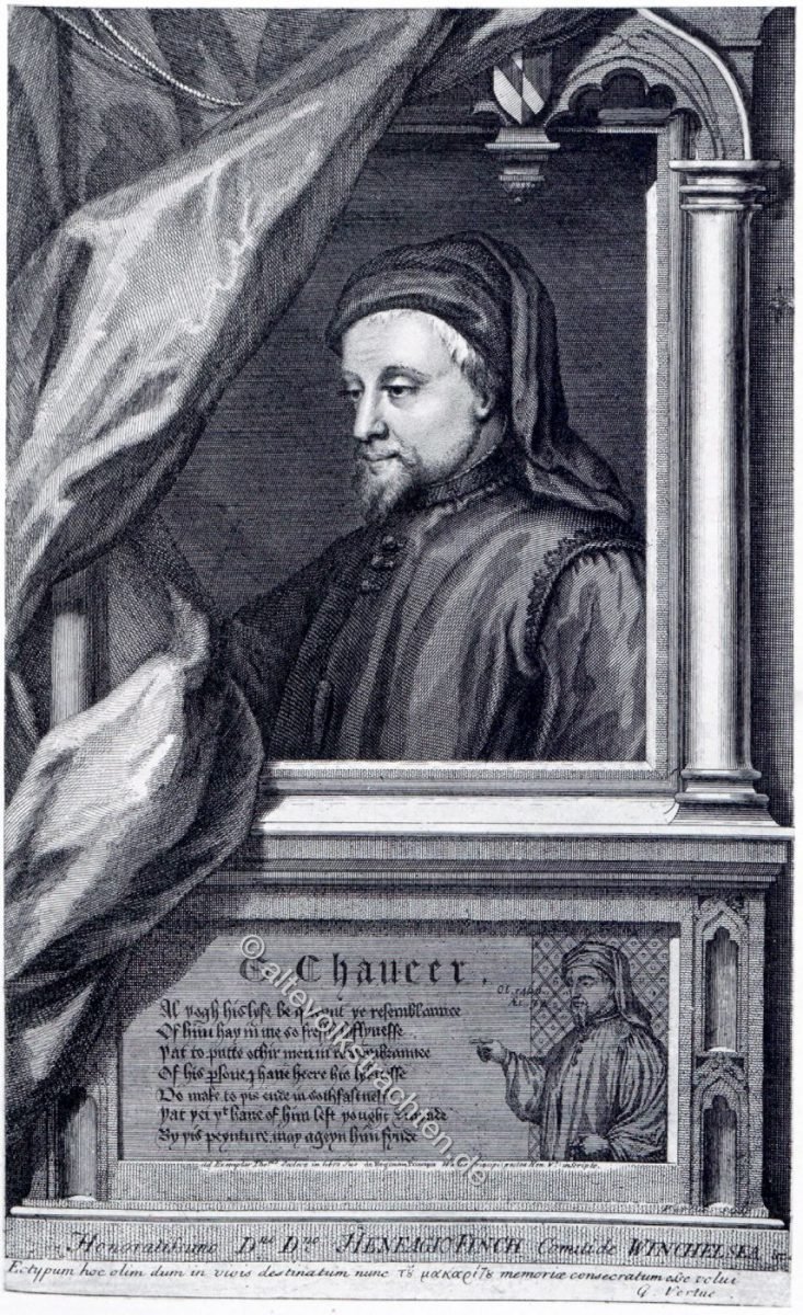 Geoffrey Chaucer, Dichter, Autor, England, Mittelalter