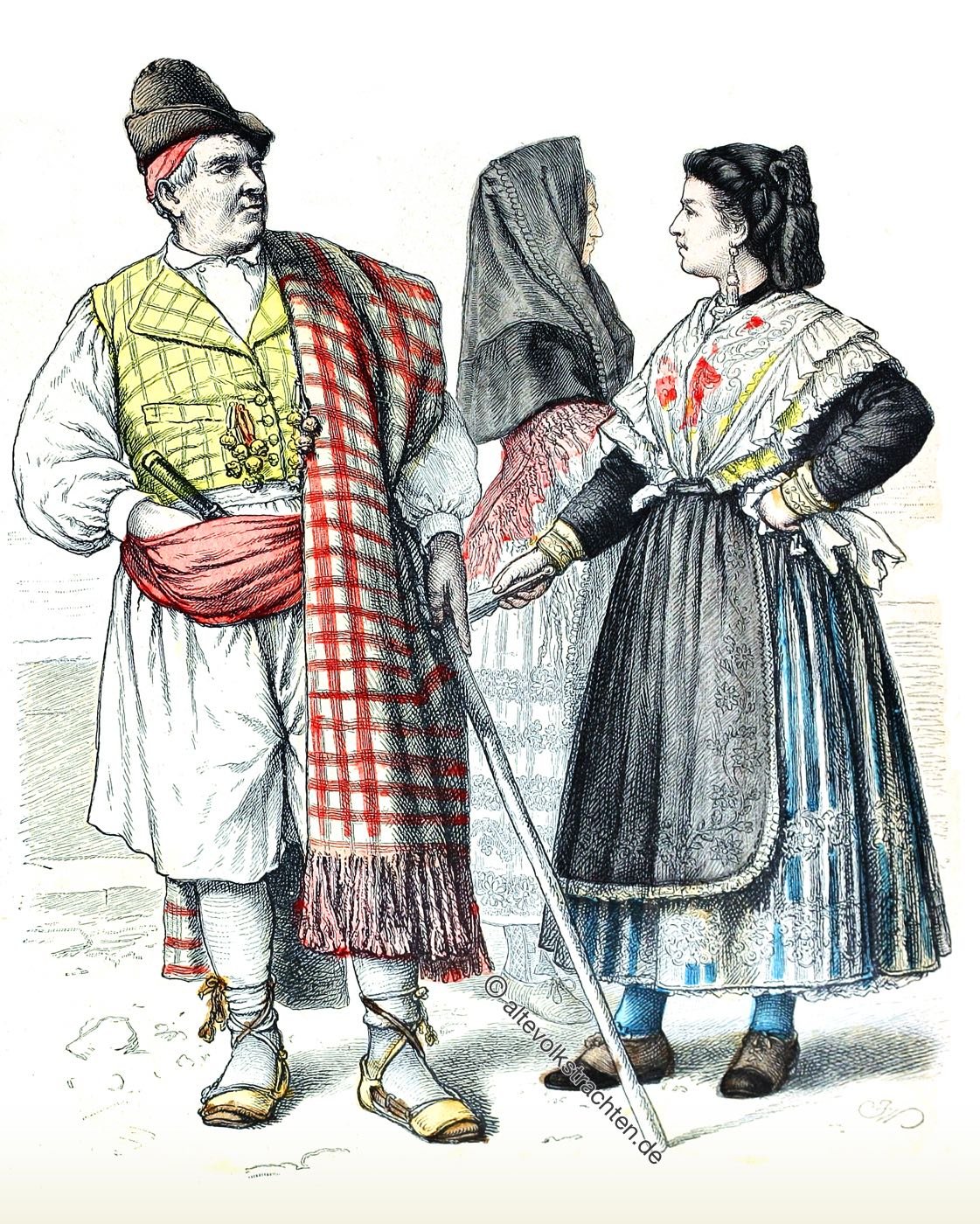 Münchener Bilderbogen, Trachten, Murcia, Spanien