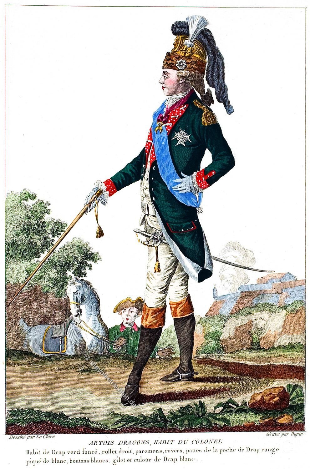 Karl X, Graf, Artois, uniform, Dragoner, König, Frankreich, Rokoko