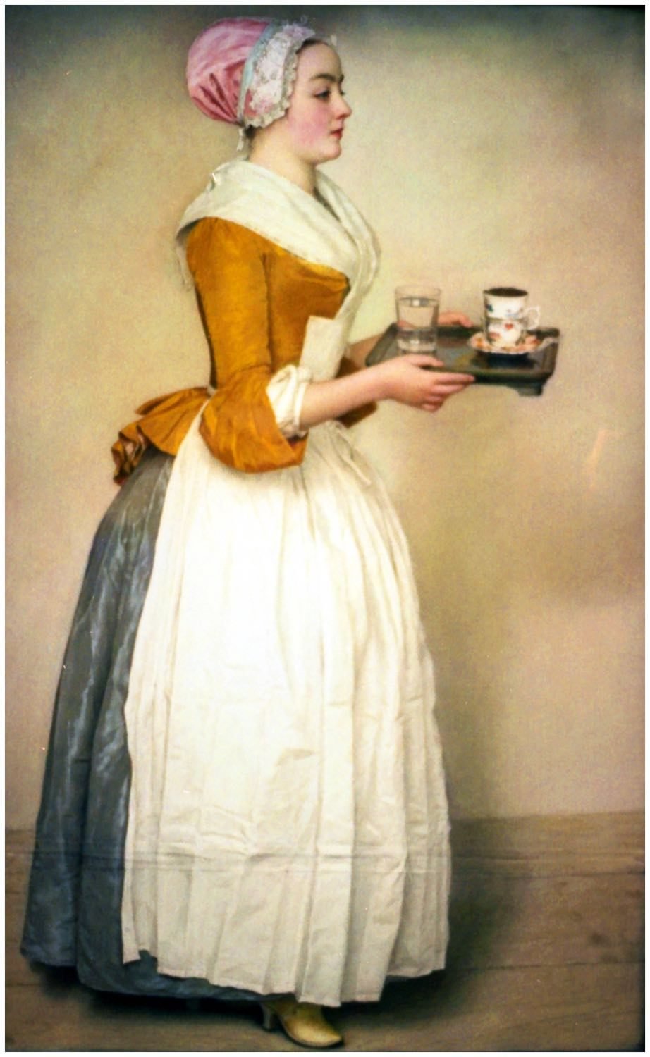 Caraco, Mode, Rokoko, Schokoladenmädchen , Jean-Etienne Liotard,