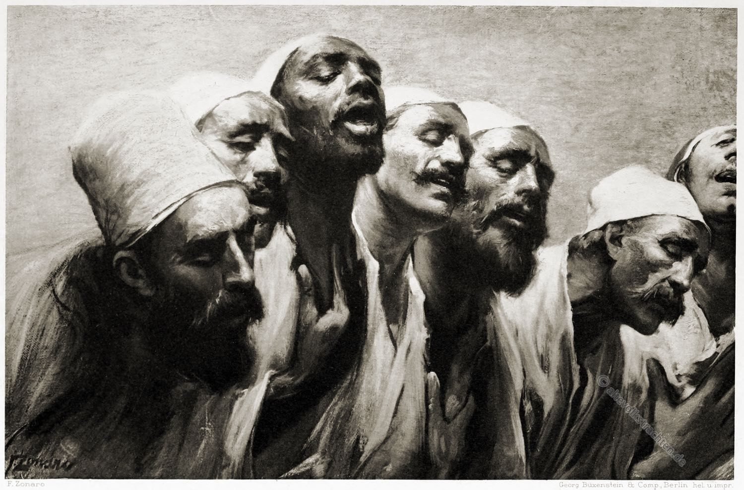 Derwische, Fausto Zonaro, Istanbul, Türkei