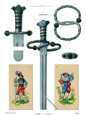 Katzbalger, Landsknecht, Hefner-Alteneck, Schwert, Renaissance, Militär, Soldat, Waffen