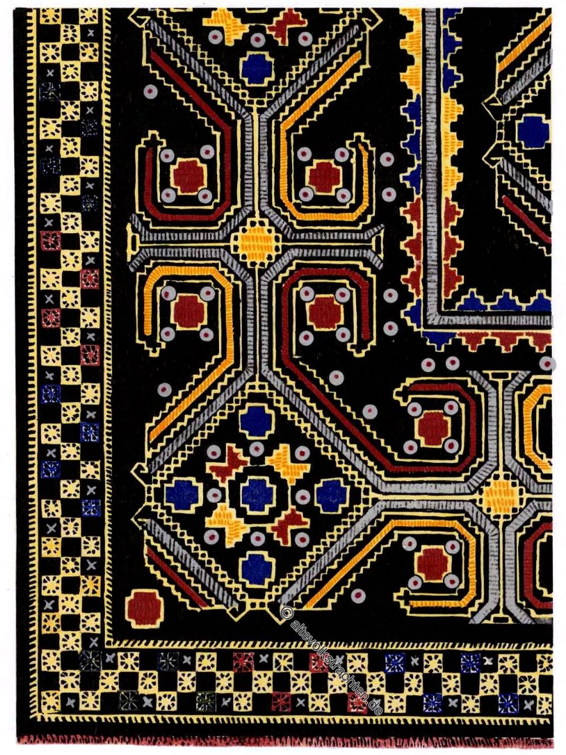 Câmpulung, Muscel, Rumänien, Bauerntrachten, Balkan, Schürze