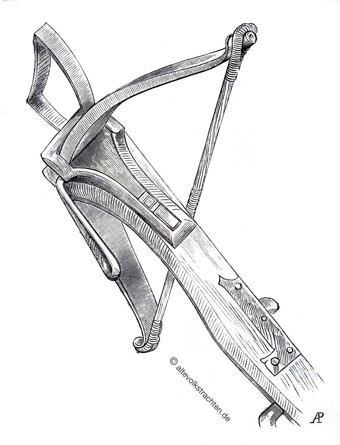 Mittelalterliche Armbrust, Funktion, Technik, Bauplan
