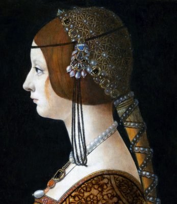 Bianca Maria Sforza, Crespine, fashion, Renaissance,
