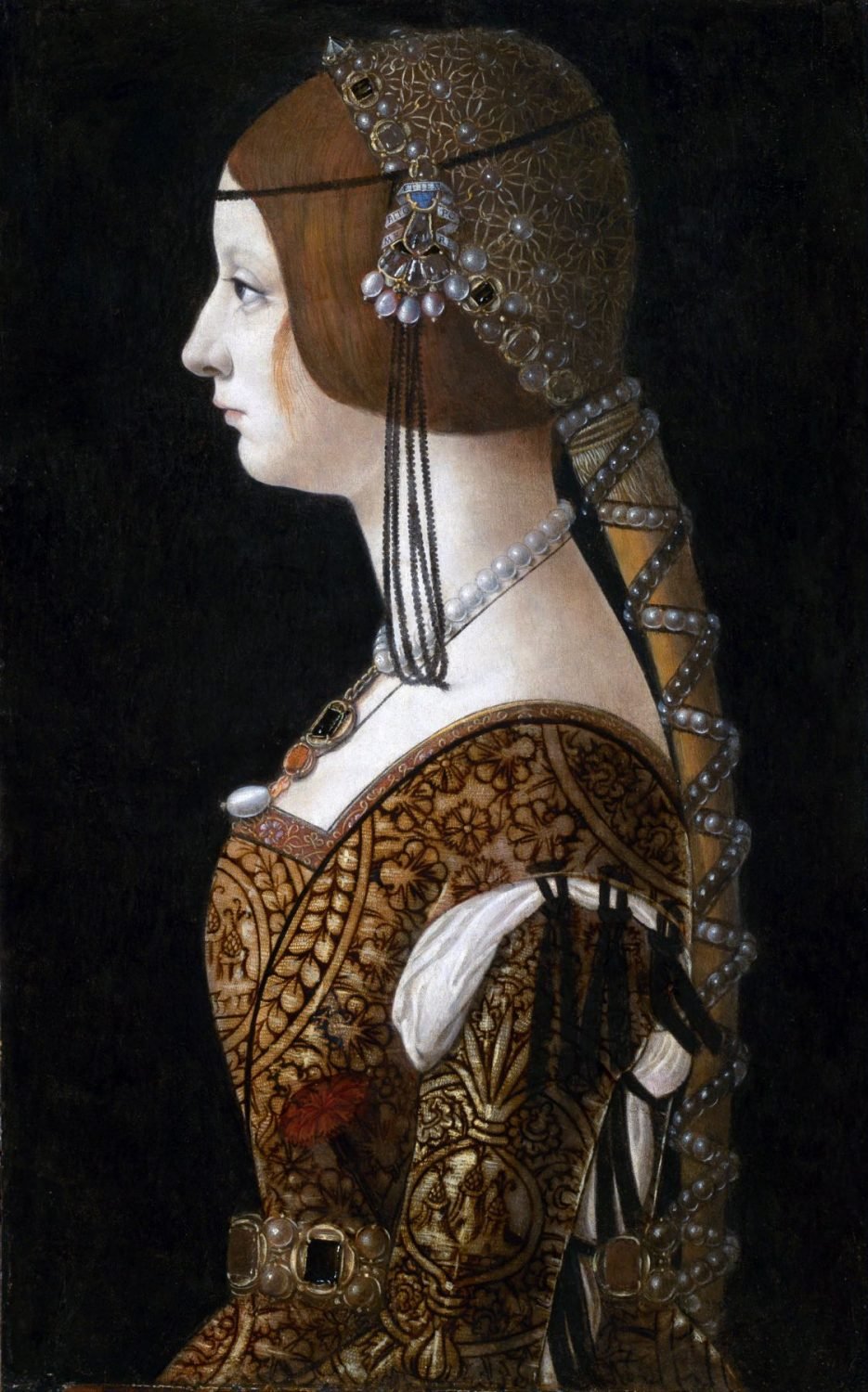 Bianca Maria Sforza, Crespine, Mode-Italien, Renaissance  