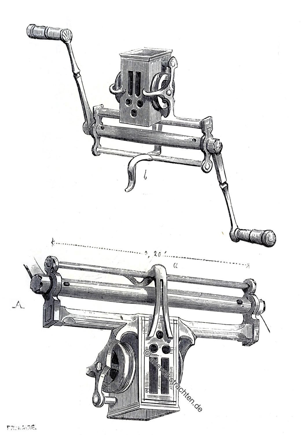 Englische Winde, Bogenwinde, Armbrusttechnik, Technik, Militär, Mittelalter, Waffe, Funktion