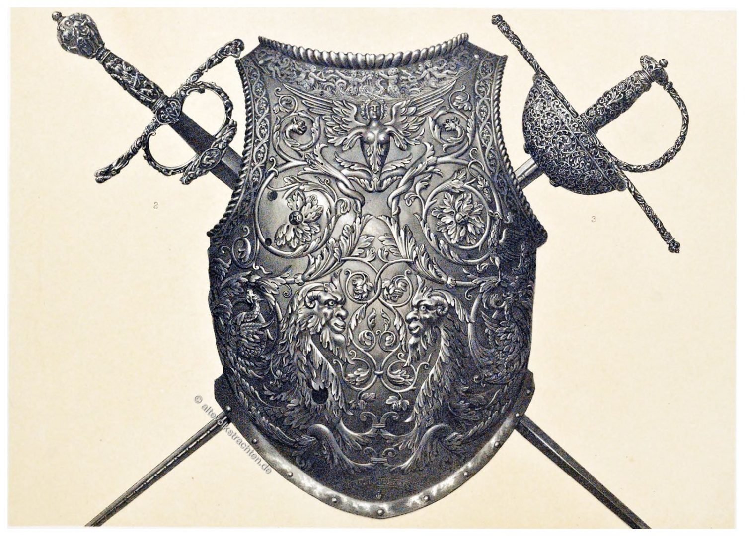 Brustpanzer, Moritz von Sachsen, Degen, Rapier, Renaissance, Waffen, Rüstung, Art treasures