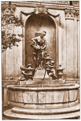 Damenstift, Johannesgasse, Wien, Brunnen, Österreich, Architektur, Hartwig Fischel,