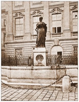 Hygiea-Brunnen, J. M. Fischer , Wien, Brunnen, Österreich, Architektur, Hartwig Fischel,