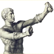 Cestus. Boxer, Faustkämpfer der Antike Cestus, Kämpfer, Boxhandschuh, Boxen, Kampfsport, Antike, Pankration