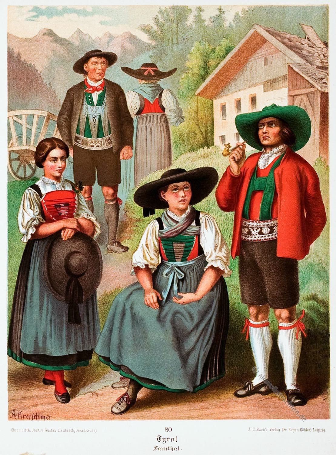 Trachtenmode, Volkstrachten, Trachten, Sarntal, Südtirol, Tirol,