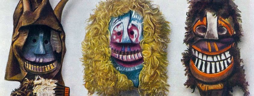 Masken, Roitscheggeten, Lötschental, Folklore, Schweiz, Fasnacht,