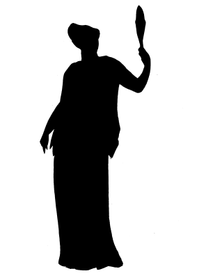 Kostüm, Silhouette, Chiton, Bekleidung, Antike, Griechenland,