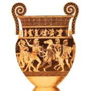 Vase von Ruvo Amphore, Griechenland, Vase, Amazonen, Antike, Rufo
