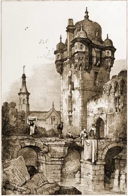Andernach, Stadtschloss, Ruine, Romantik, 