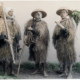 Japan, Bauern, Strohmantel, Kostüme, Kleidung,